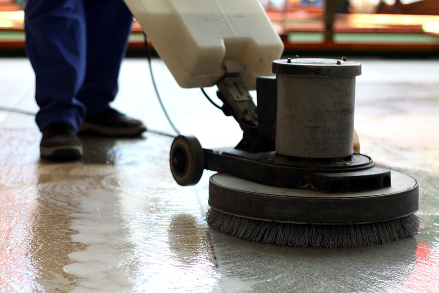 Hardwood floor refinishing